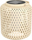 Eglo marliano solar tafellamp buiten - zonne-energie - led - 24 cm - bruin zwart wit - hout - oplaadbaar