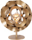 Lucide hannelore - tafellamp - ø 25 cm - 1xe27 - mat goud messing