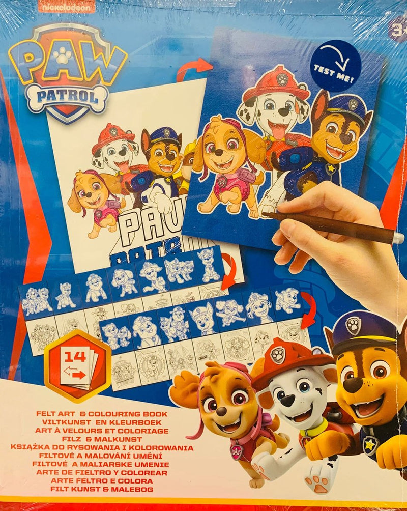 Afbeelding laden in galerijviewer, Nickelodeon paw patrol viltkunst kleurboek
