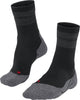 Falke tk stabilizing anti-blaar dik wol functioneel materiaal wandelsokken dames zwart - maat 39-40