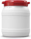 Curtec waterkluis 15,4 liter - water- en luchtdicht - wit rood