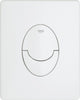 Grohe skate air bedieningspaneel toilet - verticaal - dual flush - kunststof - alpine wit