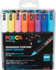 Posca uni-ball paint marker extra fine op waterbasis pc-1mr doos van 16 stuks in geassorteerde kleuren