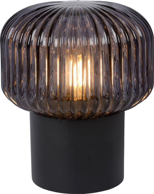 Lucide jany - tafellamp - ø 16 cm - 1xe14 - zwart