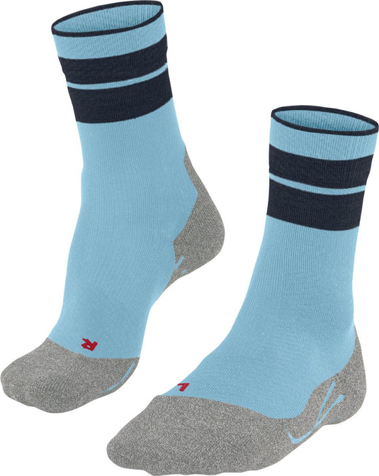 Falke tk stabilizing anti-blaar dik wol functioneel materiaal wandelsokken dames blauw - maat 39-40