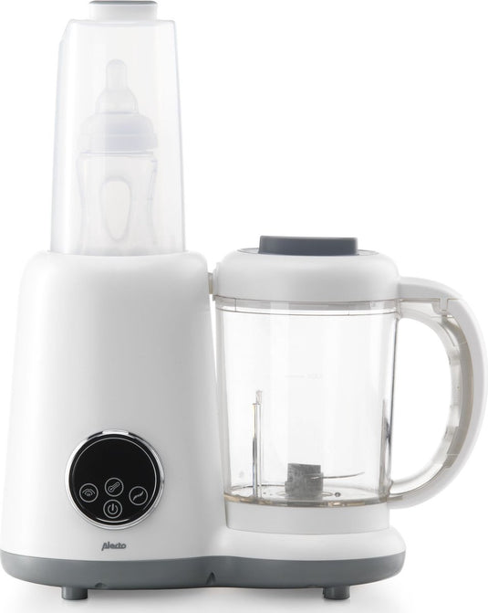 Alecto bfp-66 - 5-in-1 baby food processor - blender en stomer - wit