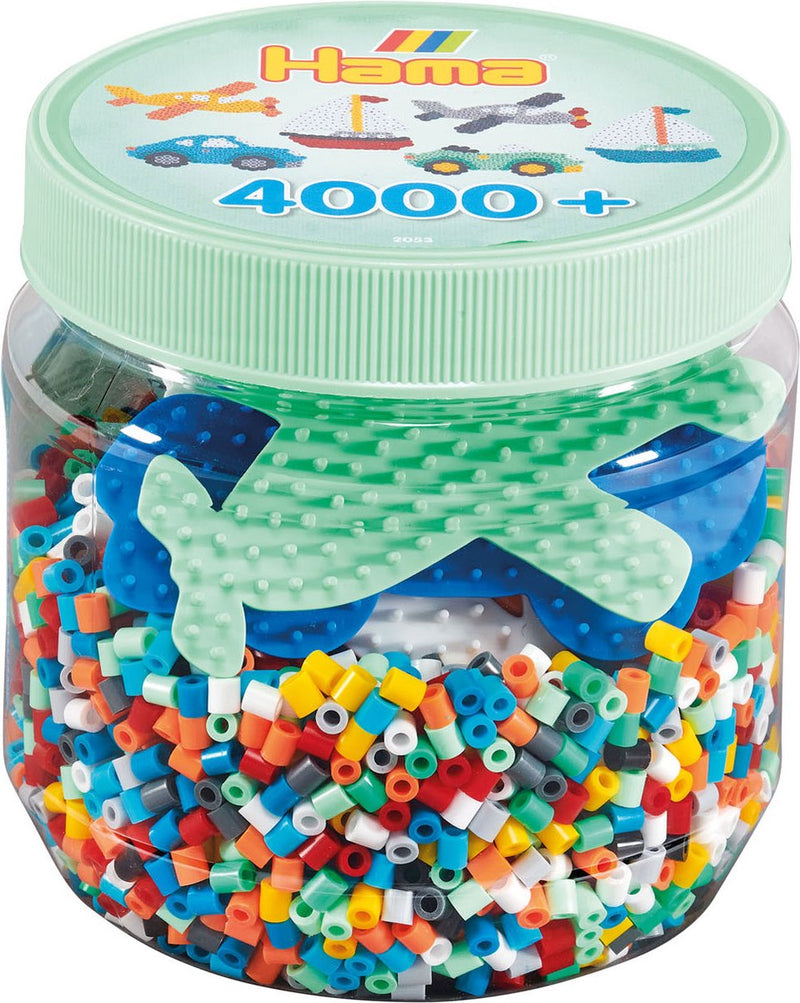 ギャラリービューアに画像をロードする, Hama strijkkralen set in pot - 4000 stuks creatief speelgoed.
