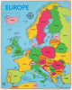 Bigjigs houten puzzel - europa - 25 stukken - 30 x 38 cm