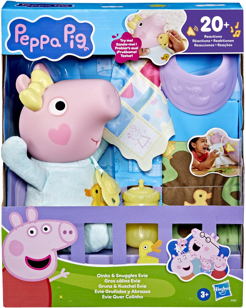 Afbeelding laden in galerijviewer, Hasbro peppa pig knuffel evie met accessoires
