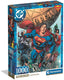 Clementoni - puzzel - superman - dc - 1000 stukjes - met poster - vanaf 18 jaar