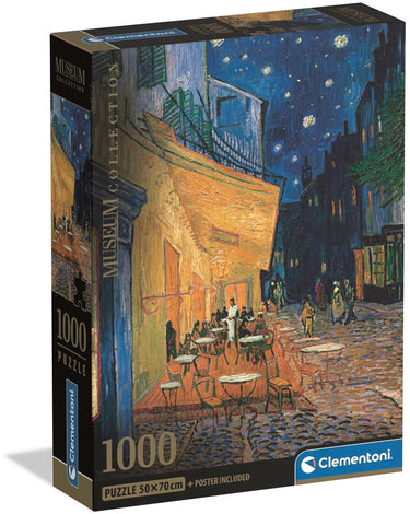 Clementoni legpuzzel café terrace v. gogh, 1000st.