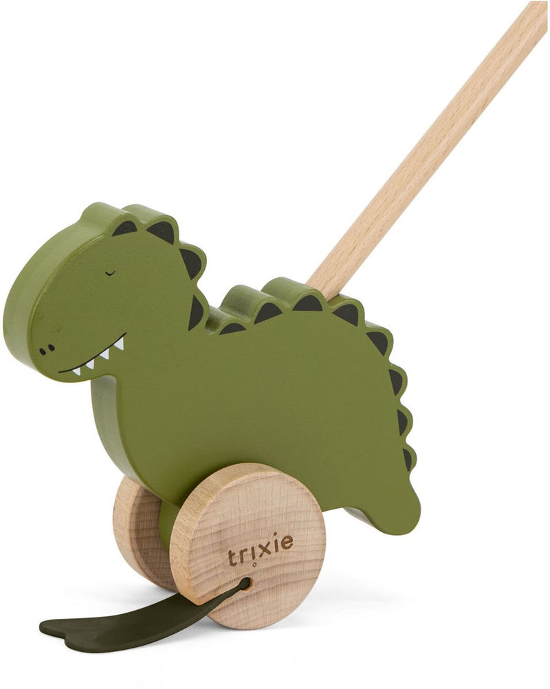 Chargez l'image dans la visionneuse de la galerie, Trixie houten duwstok - mr. dino - kinder speelgoed - vanaf 1,5 jaar - voor jongens en meisjes - fsc
