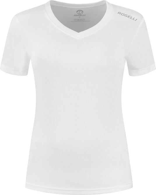 Rogelli promo hardloopshirt dames - korte mouwen - wit - s