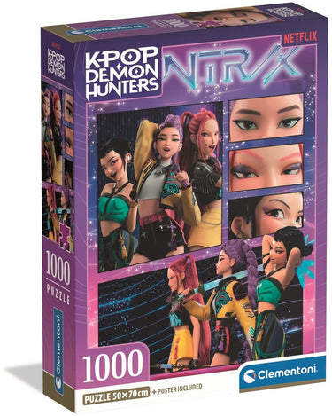 Clementoni legpuzzel kpop demon hunters 2 - 1000st.