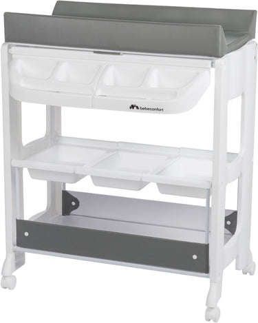 Bebeconfort rosie 2-in-1 bad- en verschoningsunit - mineral gray