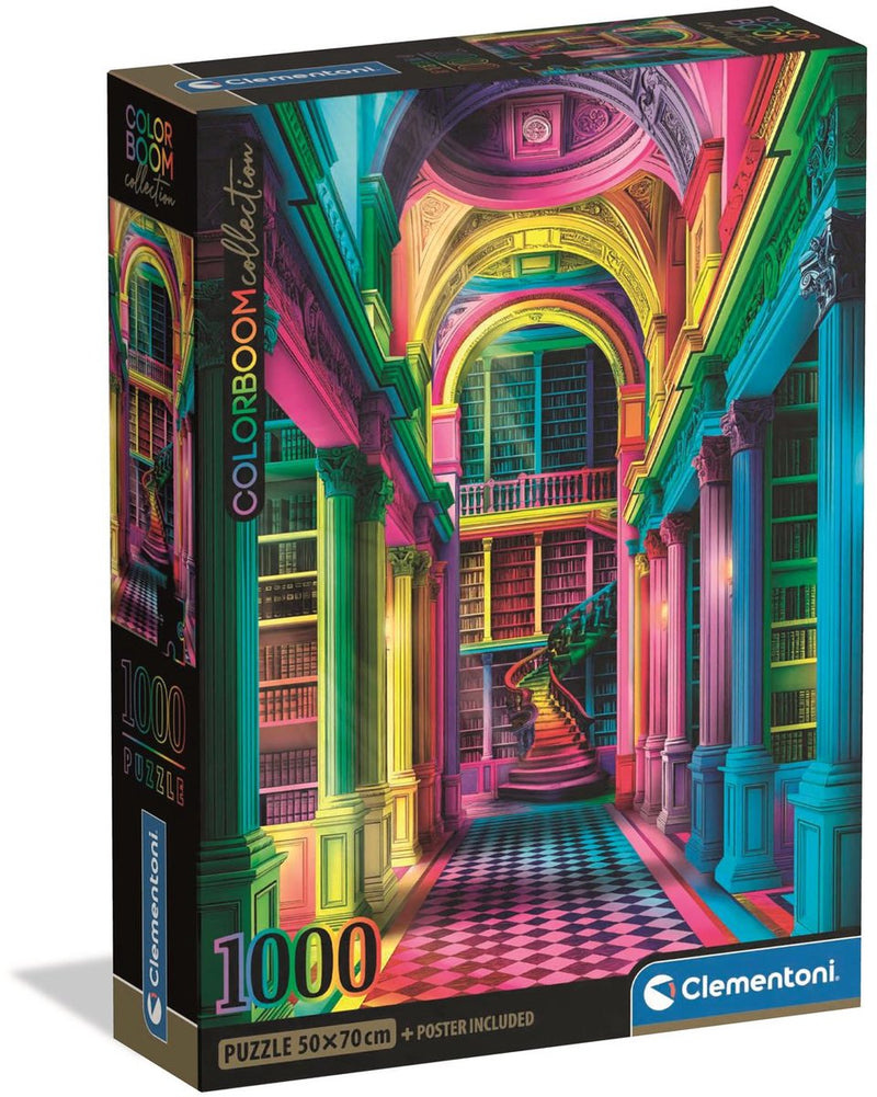Afbeelding laden in galerijviewer, Clementoni legpuzzel colorboom athenaeum, 1000st.
