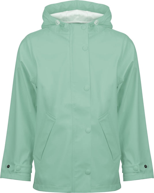 Ralka regenjas junior - sprinkle - mintgroen - maat 116