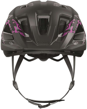 Abus fietshelm aduro 3.0 maori blackberry l - 58-62 cm - zwart - geschikt voor gebruik op elektrische fietsen - stadsfietsen - 320 g