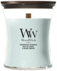 Woodwick hourglass medium geurkaars - sagewood seagrass - 60 branduren