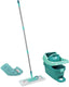 Leifheit profi xl compleet vloerwissysteem - met wieltjes - micro duo doek - extra static stofdoek - 42 cm wisbreedte