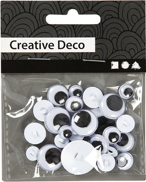 Creativ company cc wiebelogen opnaai d: 8-20mm 24 stuks
