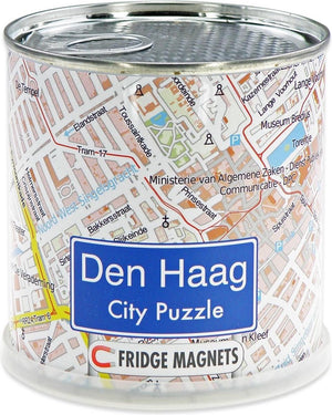 City puzzle den haag - puzzel - magnetisch - 100 puzzelstukjes