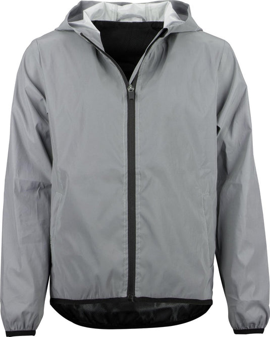 Avento full reflective jas met capuchon - junior - maat 116