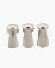 Serax - marie michielssen marie - vaas assortiment - beige - 8 ø - h 14cm - 3 stuks