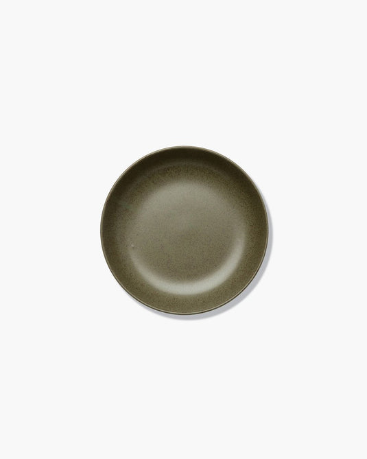 Serax - sergio herman surface - diep bord m - camogroen - 19 ø - 4 stuks