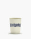 Serax - ottolenghi feast - theekop - wit blauw - 8 ø - 4 stuks