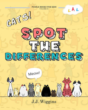 Puzzle books for kids - spot the differences