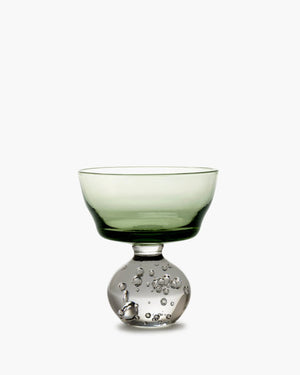 Serax - bela silva - eternal snow - waterglas m - groen - 9 ø - 6 stuks