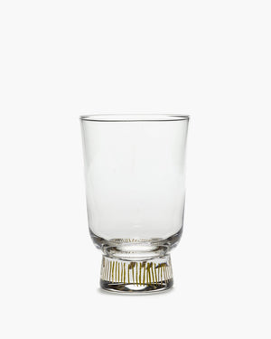 Serax - ottolenghi feast - glas - transparant goud - 7 ø - 33cl - 4 stuks