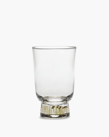 Serax - ottolenghi feast - glas - transparant goud - 7 ø - 33cl - 4 stuks