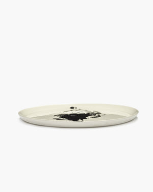 Serax - ottolenghi feast - serveerschaal - wit zwart - 35 ø