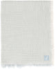 Jollein deken wieg jersey 75x100cm - fringe stripe sea green ivory - gots