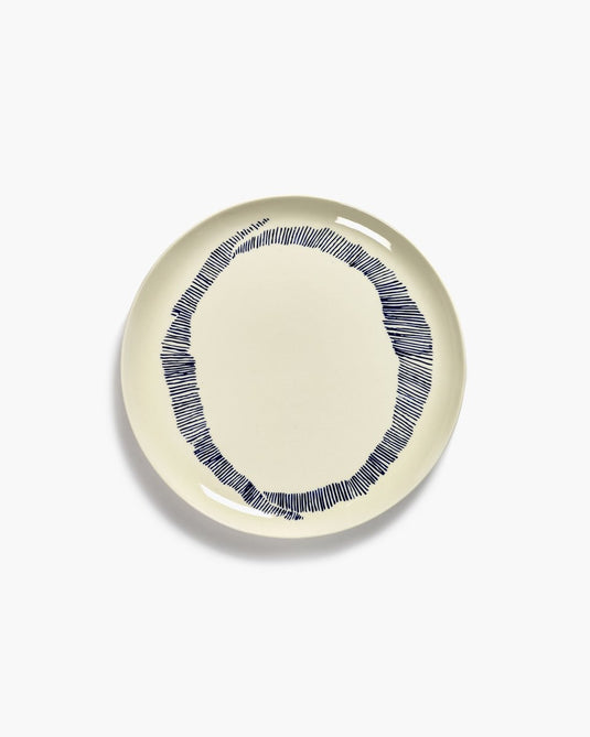 Serax - ottolenghi feast - bord l - wit blauw - 26 ø - 2 stuks
