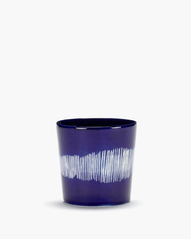 Serax - ottolenghi feast - koffiekop - donkerblauw wit - 7 ø - 25cl - 4 stuks