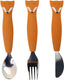 Trixie siliconen eetset - mr. fox, 3st.