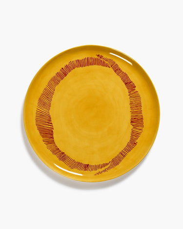 Serax - ottolenghi feast - serveerschaal - geel rood - 35 ø