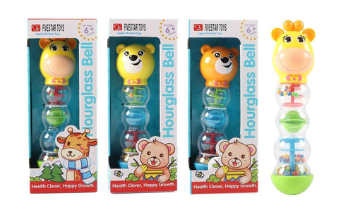 Jonotoys baby rammelaar giraffe beer 23cm