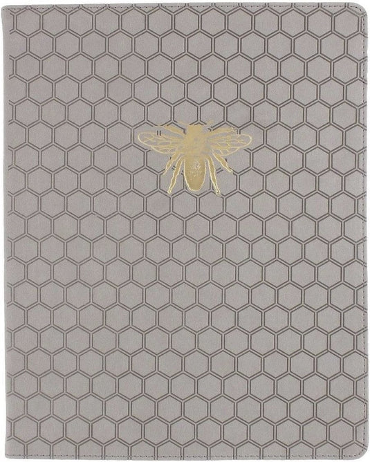 Eccolo notitieboek - gray bee - lijn - ca.20x25cm - ec-d505c