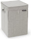 Brabantia wasmand - met deksel - stapelbaar - 35 l - grey