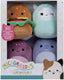 Squishmallows knuffel pluche micromallows - carl, yollie, javari, tudor, 4-pack