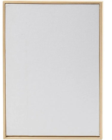 Creativ company cc canvas paneel met lijst a4 21x29,7 cm 280 gr wit