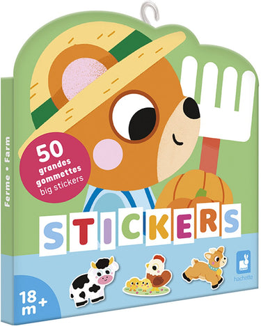Janod - stickerboek - boerderij - 50 stickers