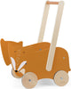 Trixie houten loopwagen - mr. fox - babywalker - kinder speelgoed - loopkar vanaf 1,5 jaar - voor jongens en meisjes - fsc