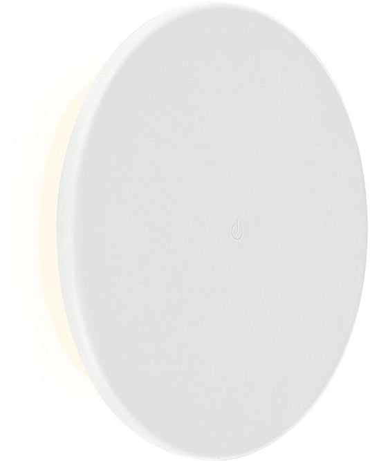 B.k.licht briloner – buiten wandlamp oplaadbaar – usb-c – dimbaar - warm wit licht – zwart – ø25