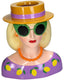 Hd collection vaas fashion lady polyresin 26x19.5x29cm
