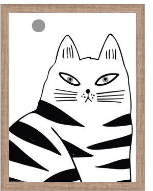 Walther liv - houten lijst - fotoformaat 30x40 cm - kunstglas - grijs